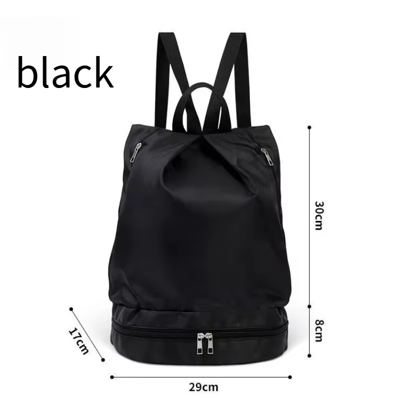Sac à dos imperméable, sac de natation, sac de séparation sec/humide, sac de rangement pour le fitne