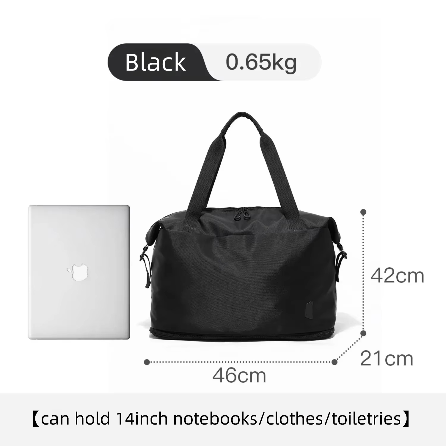 EPOL Sac de voyage pour femme grande capacité, sac de sport et de fitness pour les courts trajets, s