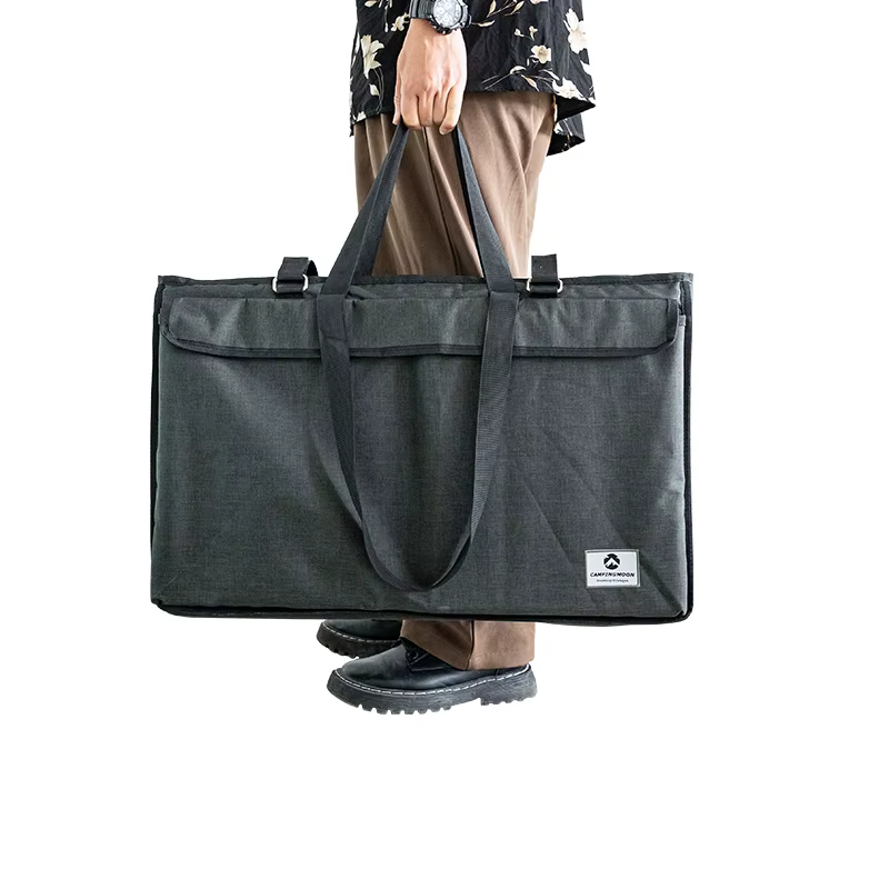 Sac de rangement de camping en toile, sac de rangement de Camping en plein air, plaque de barbecue P