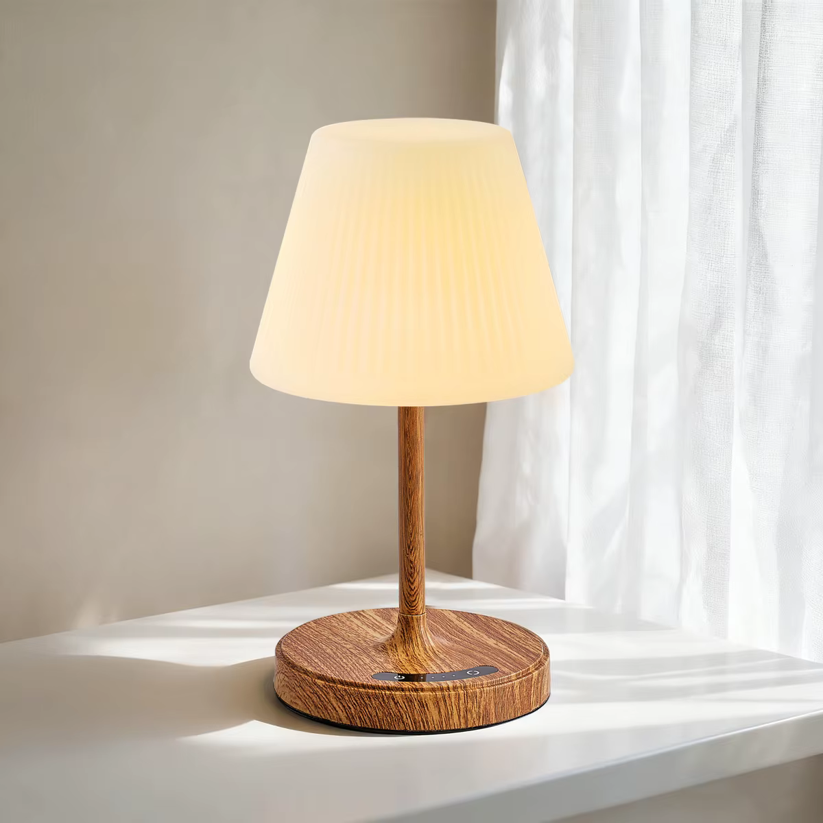 Lampe de douche pour intérieur de salle de bain, lampe de bain USB rechargeable sans fil, petite lam