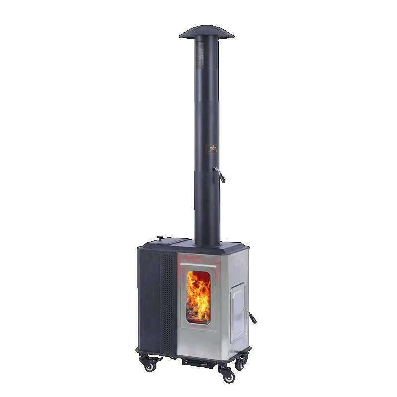 Chauffage de tente, poêle à bois d'extérieur portable, grand
