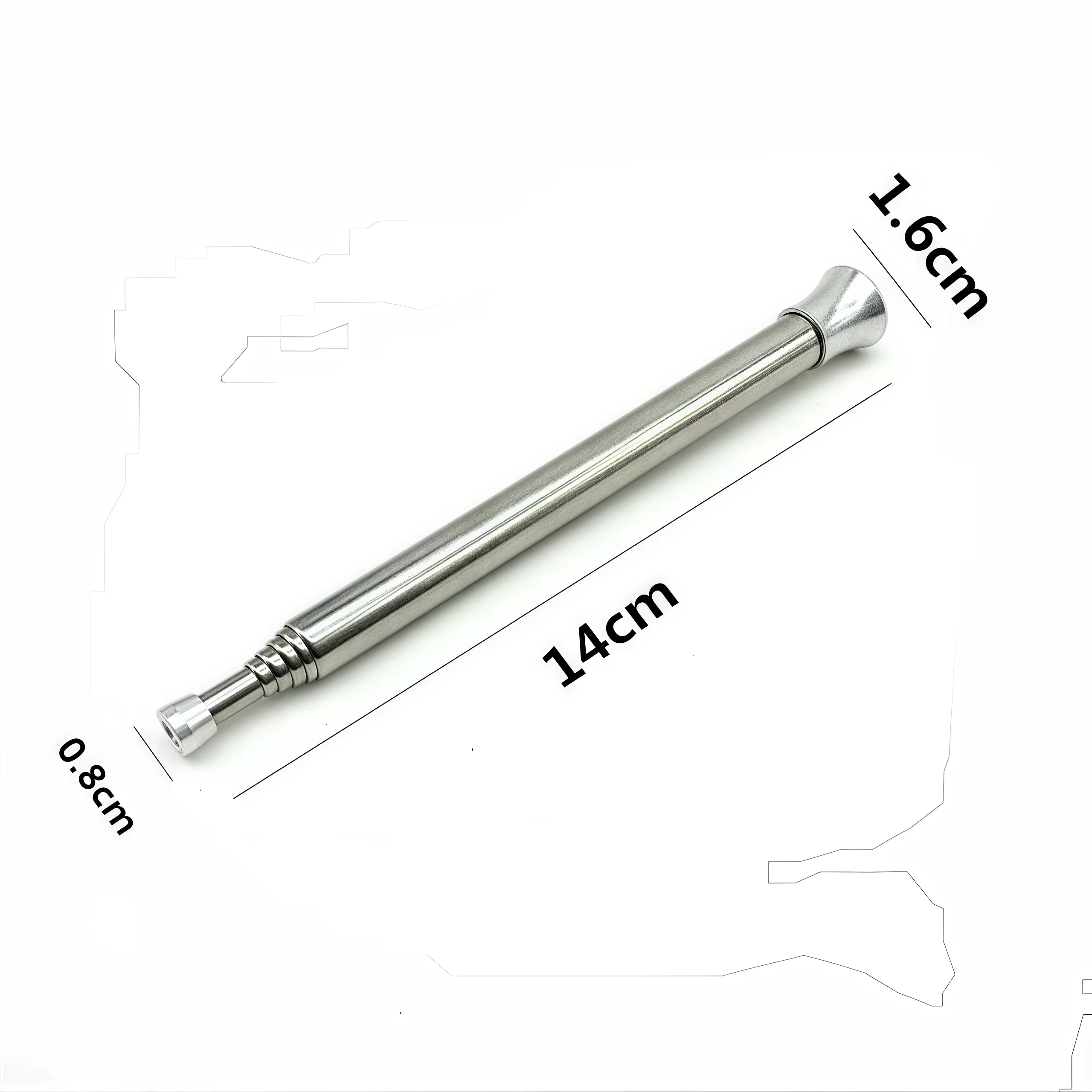 Tube de feu de Camping en plein air-démarreur de feu rétractable Portable pour équipement de survie,