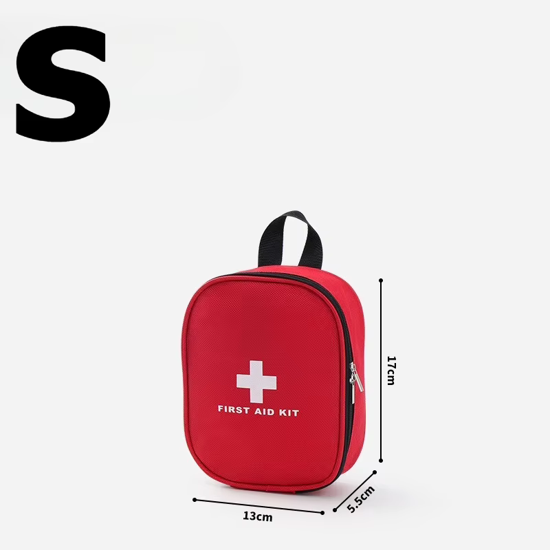 Sac de Rangement Médical d'Urgence Grande Capacité Croix Rouge pour Voiture et Extérieur, Trousse de