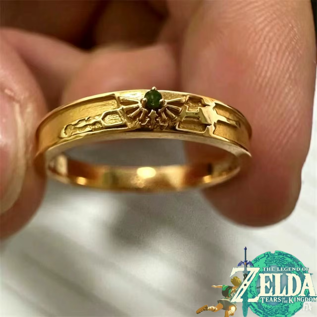 The Legend of Zelda 2D Rings Accessoires de mode de dessin animé, périphériques de jeu cosplay, cade