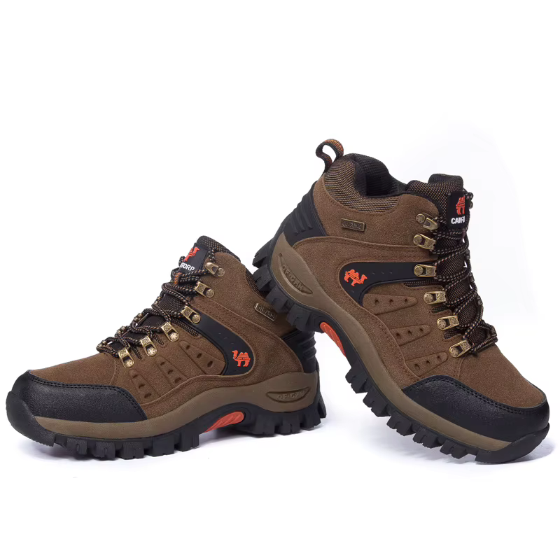 Grande taille bottes de randonnée en plein air hommes femmes antidérapant mode à lacets escalade hiv