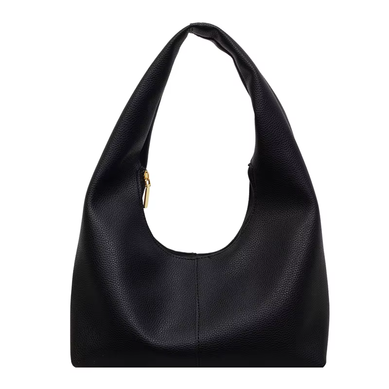 Sac à bandoulière souple pour femme, style coréen vintage en similicuir, idéal pour le travail et le