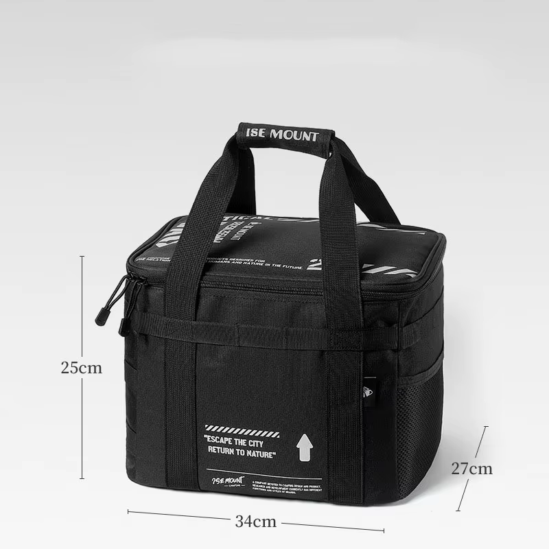 Sac de rangement extérieur de grande capacité 20L, antichoc, pour ustensiles de cuisine de camping, 