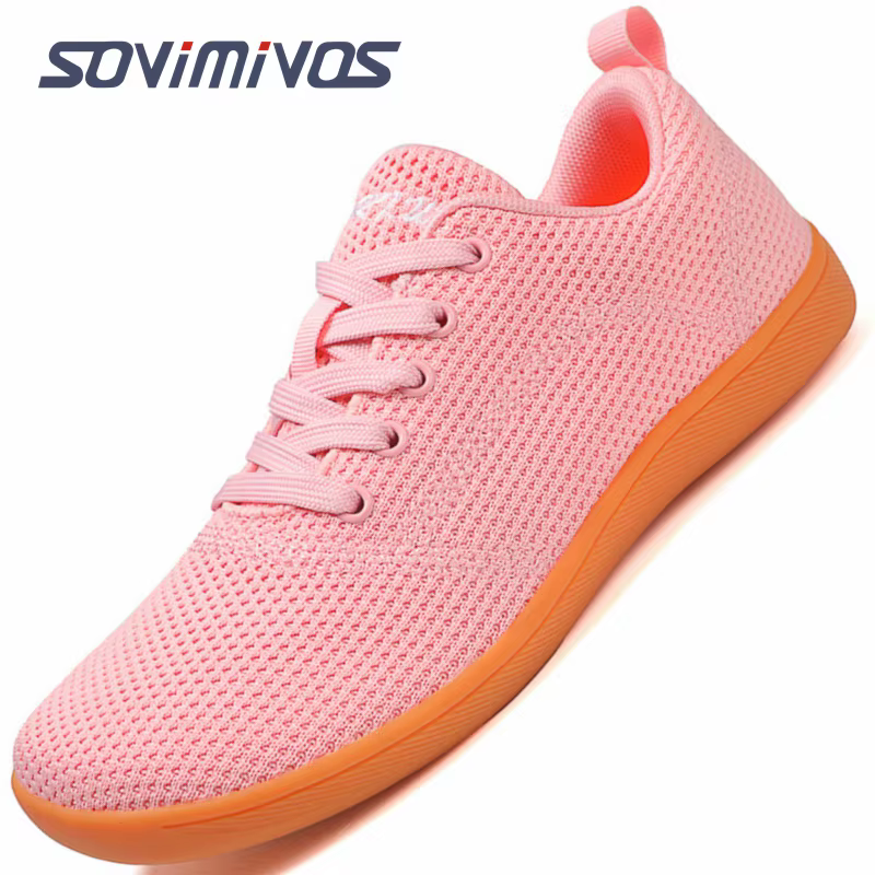 Chaussures de Course Minimalistes pour Homme et Femme, Baskets de Tennis, de Marche, Respirantes, La