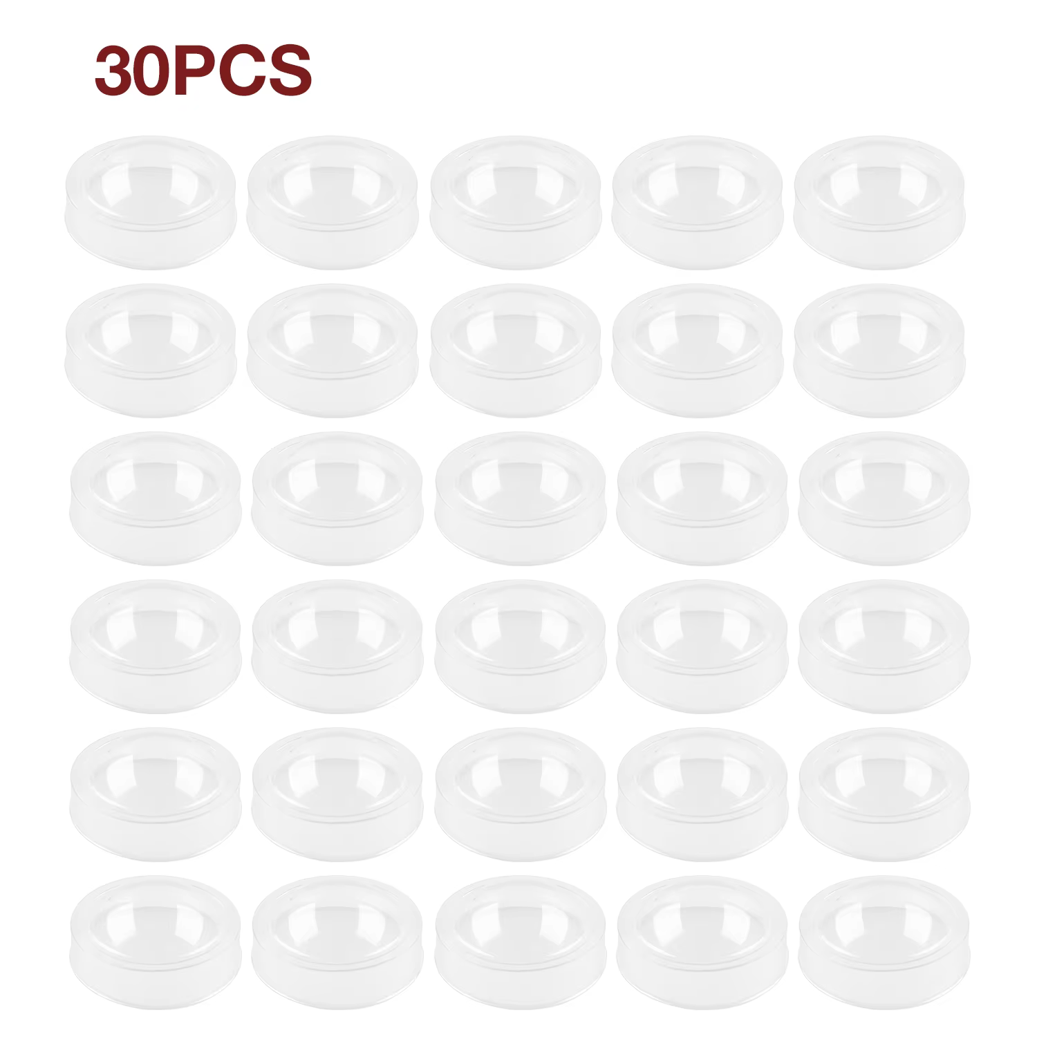 Lot de 30, 50 ou 100 abat-jours pour pistolet pulvérisateur, protection transparente pour lampe, ant