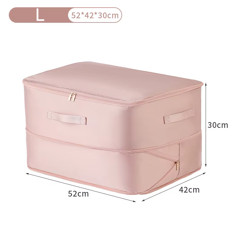 Sac de compression 1 pièce grande capacité pour doudoune et couette, organisateur de bagages pliable