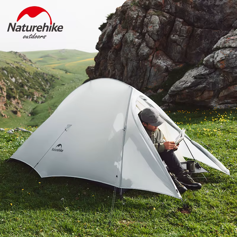 Natureifa-Tente de camping en plein air Cloud Up, sac à dos double couche, ultraléger, gel de pton 1