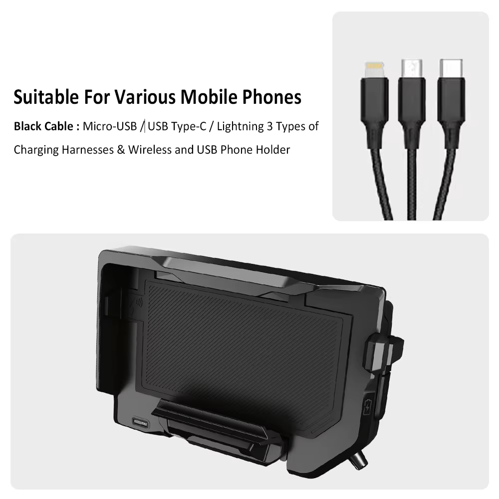 Support de téléphone pour moto BMW R1300GS RlingGS R 1300 GS, nouveaux accessoires, chargeur sans fi