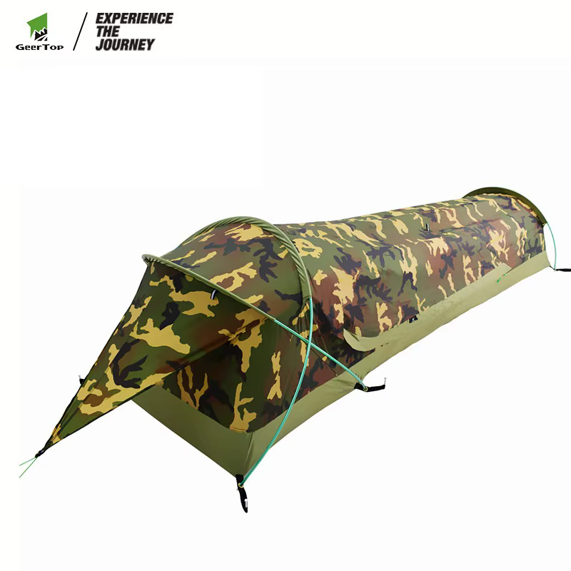 Tente extérieure pour une personne, imperméable, légère, mini tente tunnel, 3 saisons