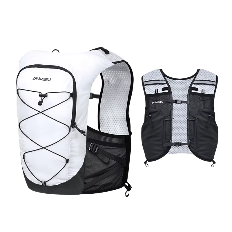 Anmeilu-Sac à dos de course en plein air tout-terrain, sac à eau blanc d'alpinisme, sac de cyclisme,