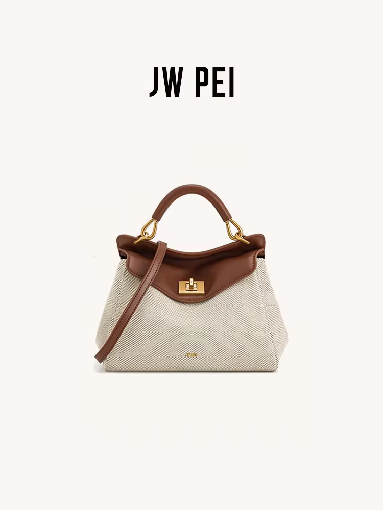 Sac à main JW PEI pour femme, nouvelle collection 2025, sac bandoulière Lucia Lock avec une touche h