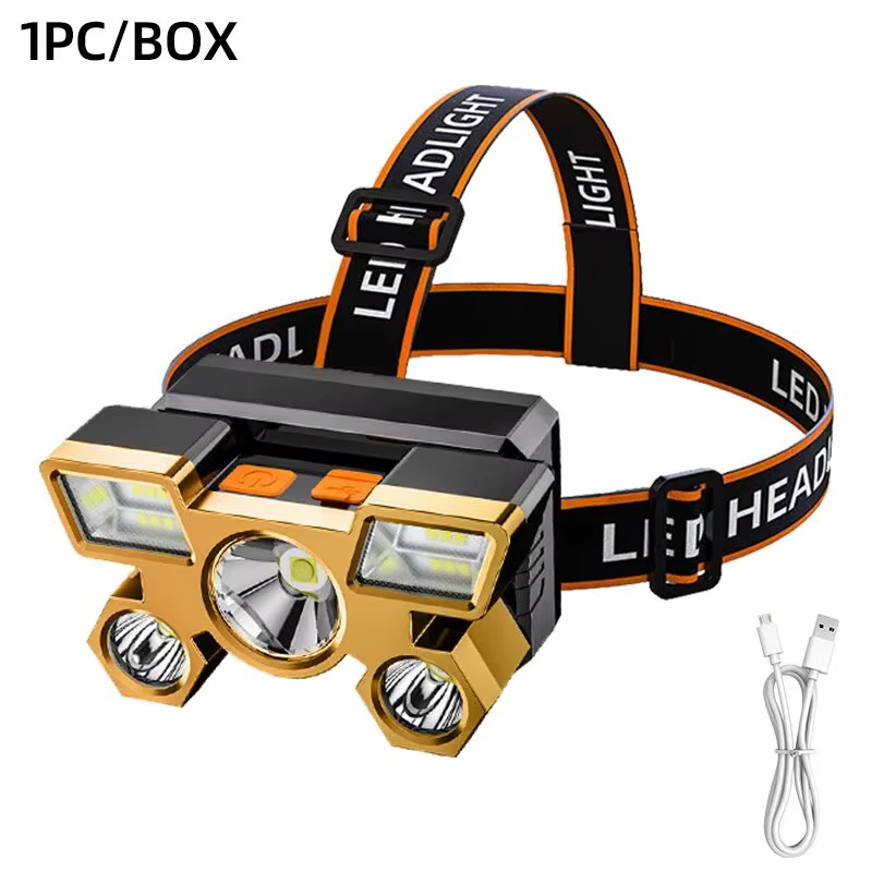 Lampe de poche frontale Rechargeable puissante pour la pêche lampe frontale Led Nitecore phares de C