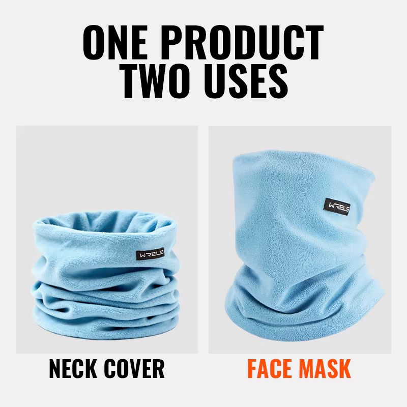 WRELS hiver cache-cou plus chaud polaire épais coupe-vent visage couverture polaire masque écharpe c