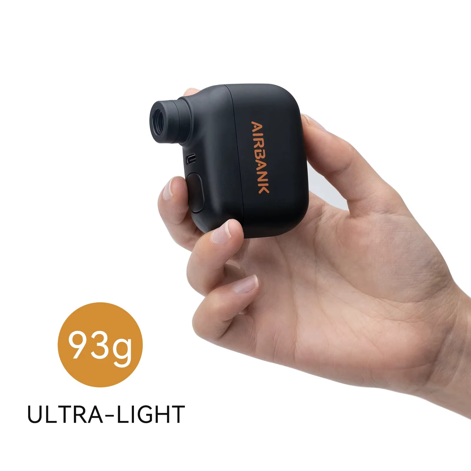 AIRBANK Mini pompe à vélo Portable gonfleur d'air Rechargeable 100PSI type-c accessoires de vélo pou