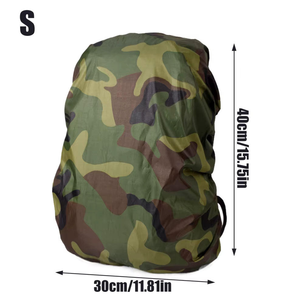 Housse de protection imperméable pour vélo et randonnée, sac à dos avec bandes réfléchissantes, comp