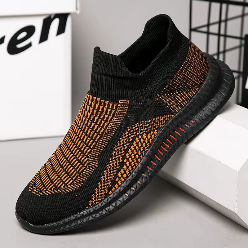Chaussures de marche respirantes pour hommes, mocassins légers et doux et flexibles, chaussures déco