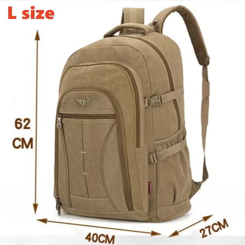 70L toile épaisse Camping sac à dos grande capacité étanche en plein air Trekking voyage escalade sa