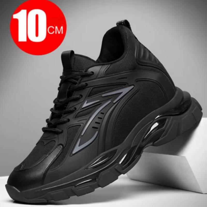 Chaussures rehaussantes pour hommes, décontractées, respirantes en maille, rehaussant la taille de 1