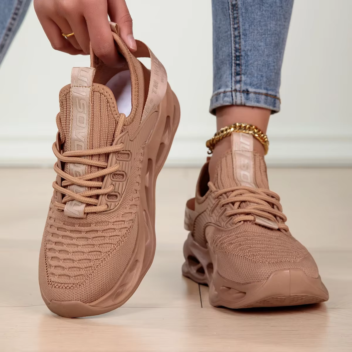 YRZL femmes chaussures de Sport baskets de course respirant confortable formateurs chaussures de hau