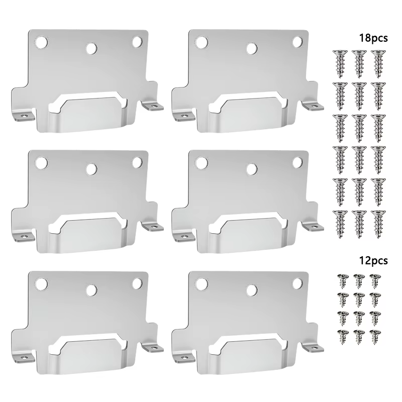 Lot de 6 supports de montage pour lit Ikea Skorva Midbeam avec vis de fixation 116791, pièces de con