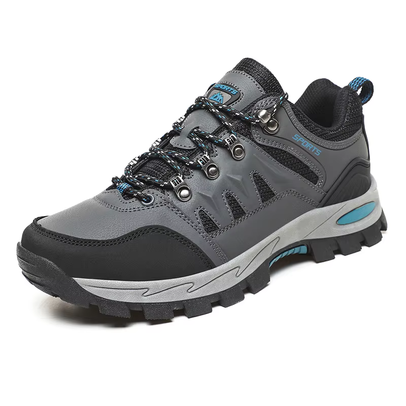HIKEUP-Chaussures de randonnée en plein air pour hommes et femmes, baskets en cuir, modèles de coupl