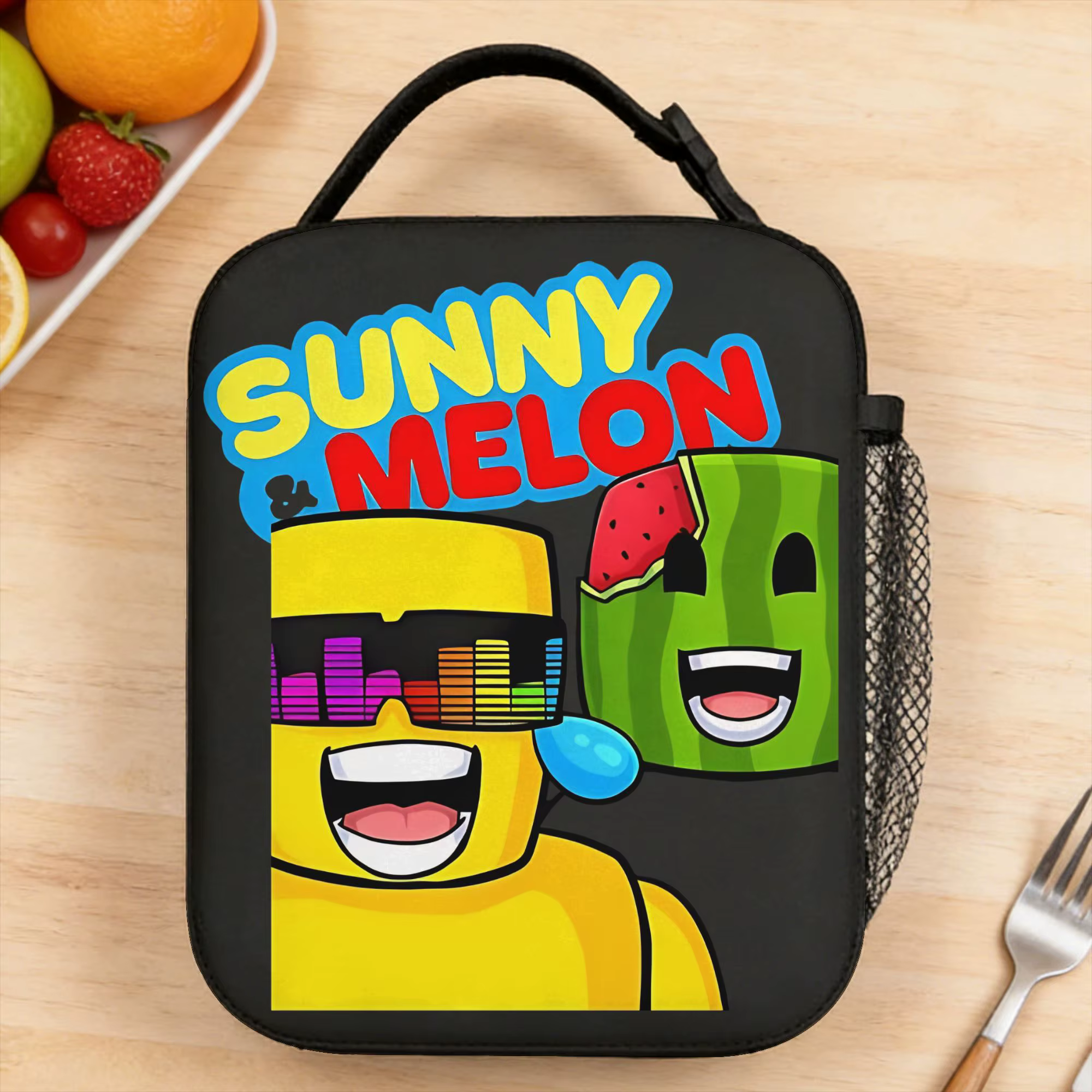 Sac à déjeuner Sunny and Melon, boîte à déjeuner pour pique-nique en plein air pour enfant, sac isot