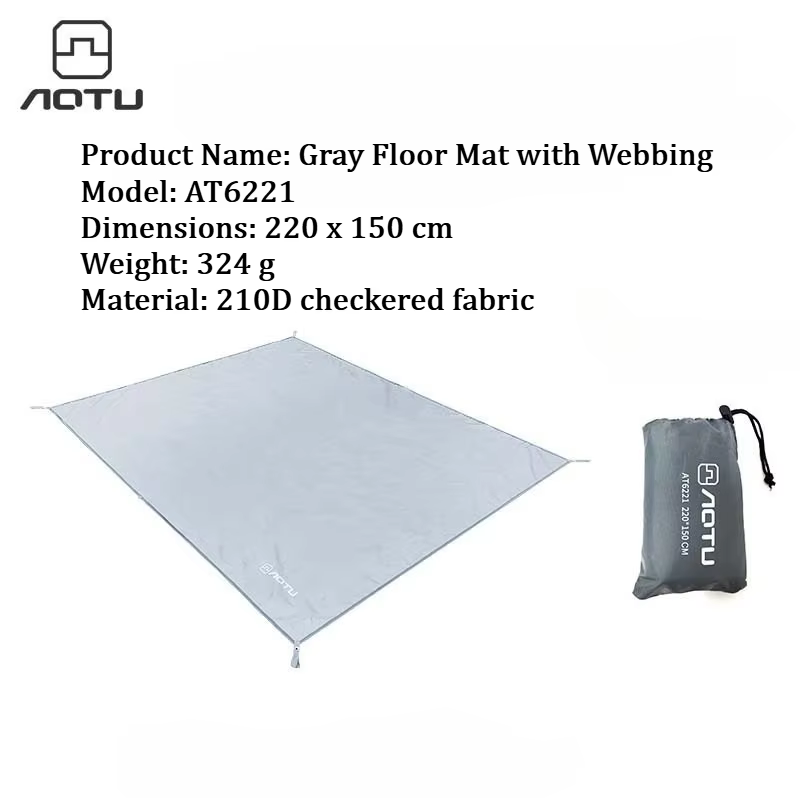 Tapis de sol imperméable en tissu Oxford pour tente, couverture de pique-nique multifonctionnelle, a