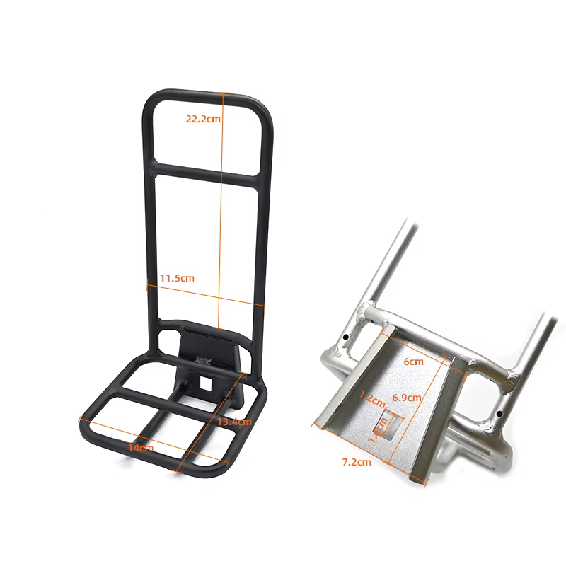 Porte-bagages avant en alliage d'aluminium pour sac de vélo Brompton, étagère avant légère