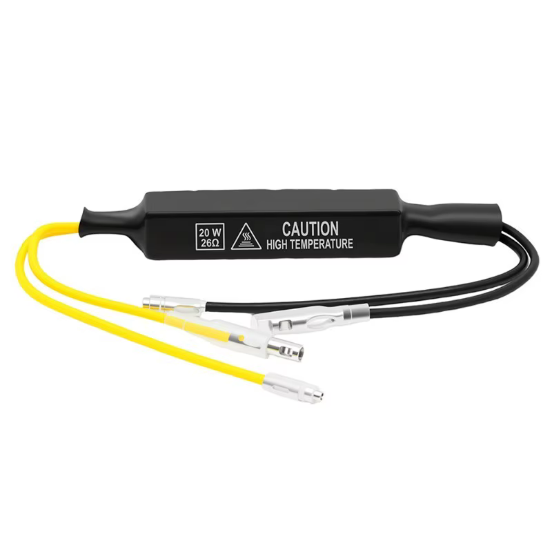 Résistance de charge indicatrice 12V 20W pour résoudre l'erreur de clignotant 26 Ohm, décodeur de pa