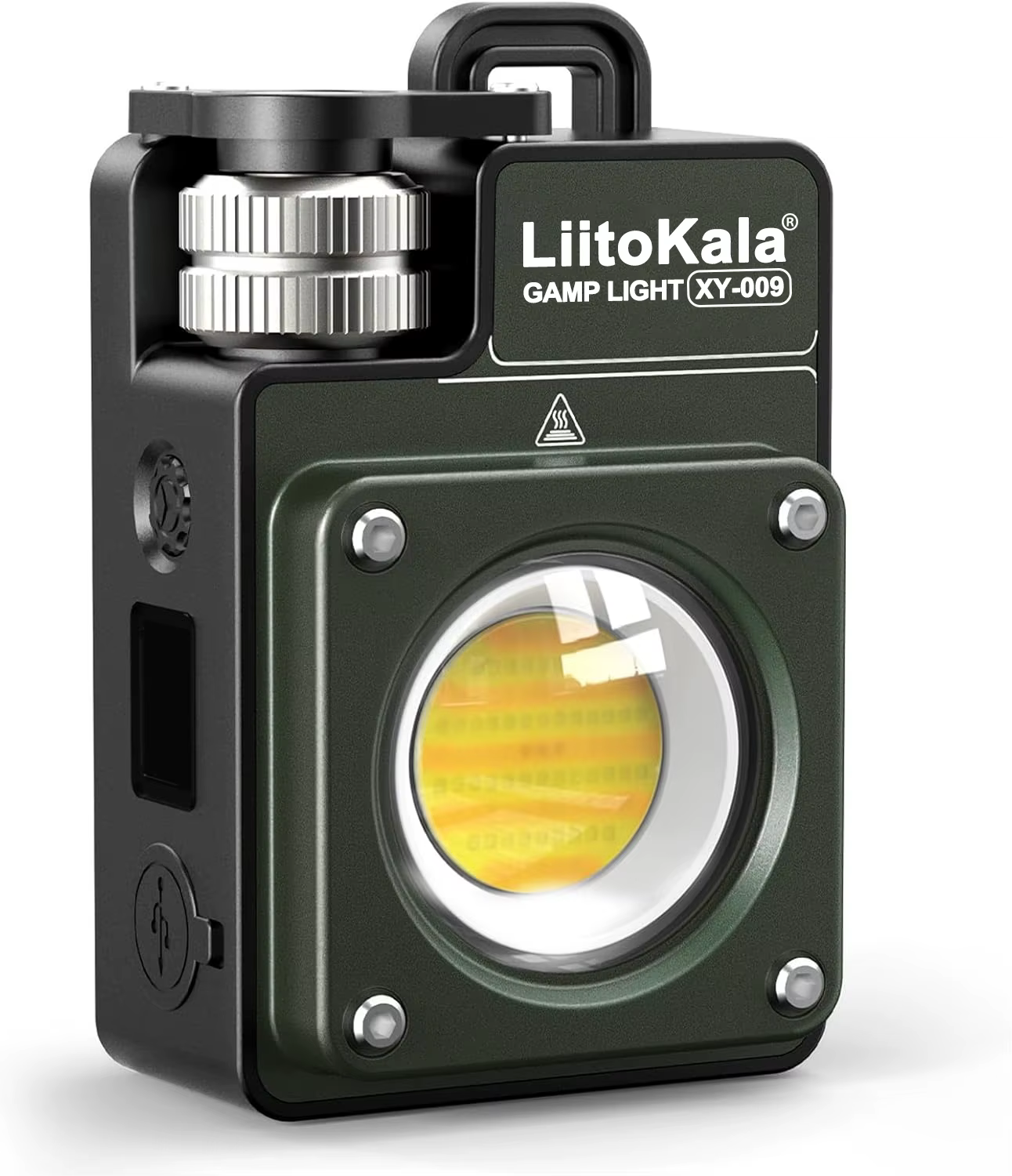Lampe de camping LiitoKala XY-009 3500LM, lampe torche LED rechargeable, étanche IPX4, base magnétiq