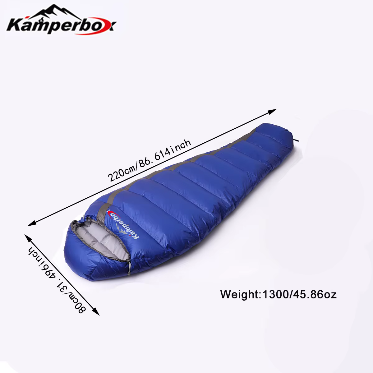Kamperbox sac de couchage ultraléger sac de couchage, sac de couchage d'hiver équipement de Camping