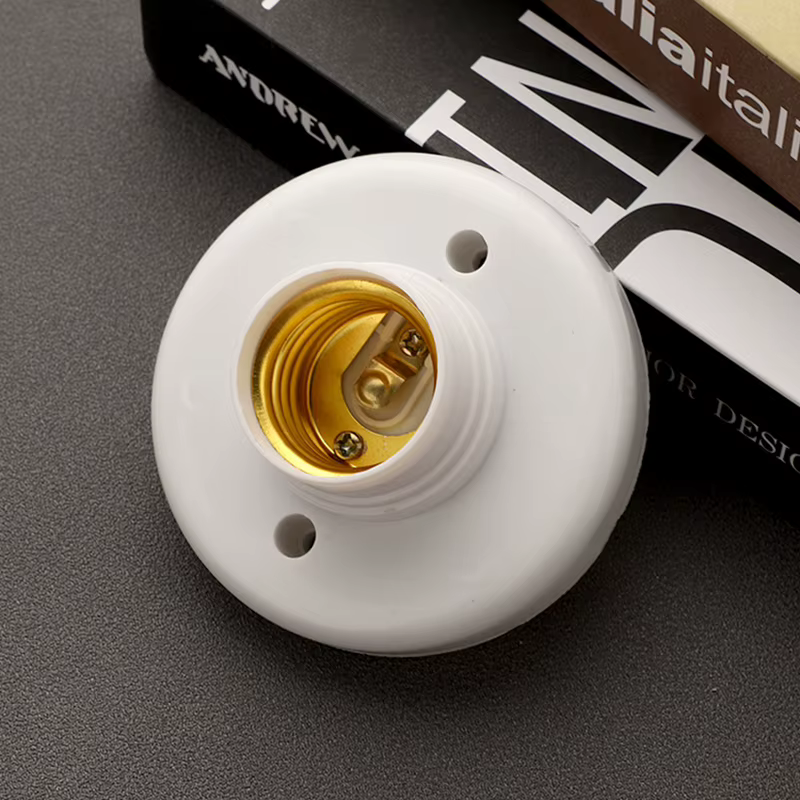 Base de lampe E27 résistante à la chaleur, douille d'ampoule en céramique innovante
