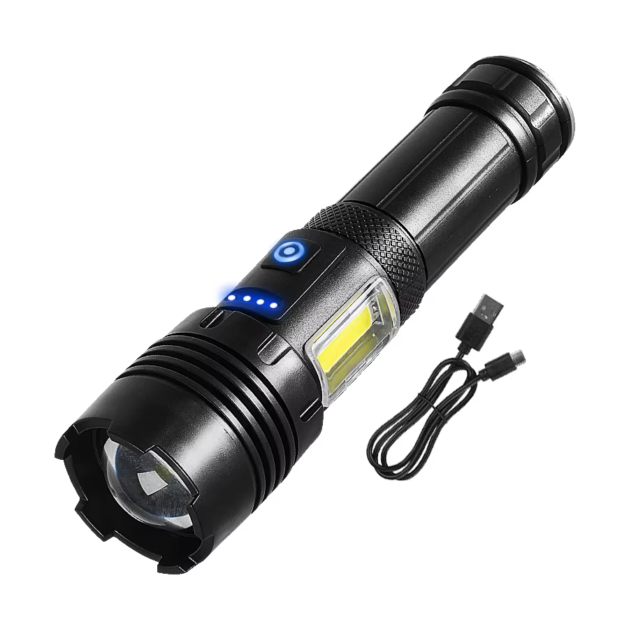100000000LM lampe de poche Super puissante lampes de poche LED rechargeables par USB lampe de poche 