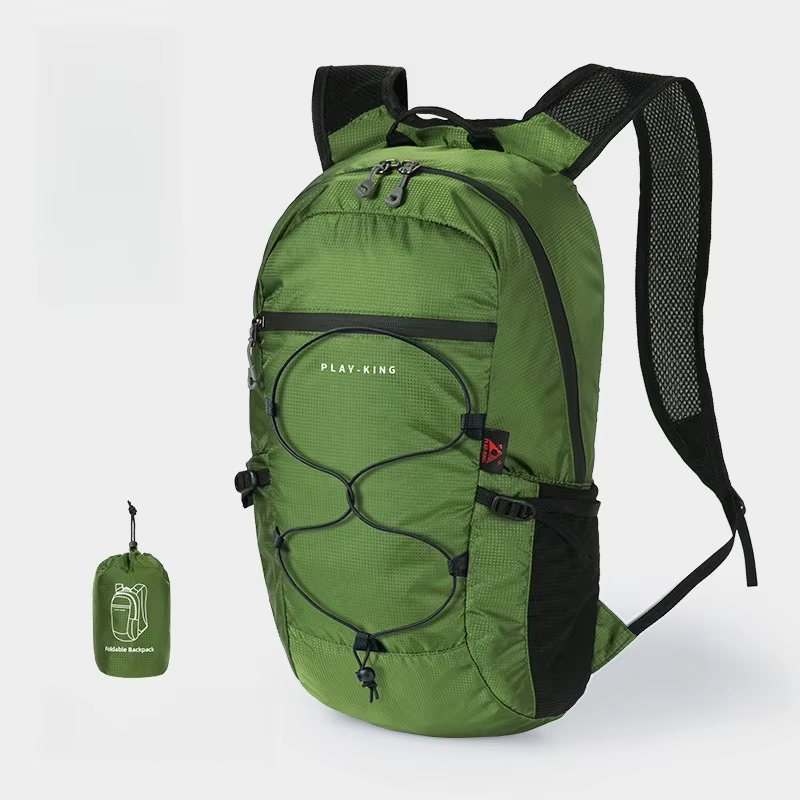 Sac à dos pliable ultraléger 210g pour voyage, randonnée en plein air, pour femmes et hommes, format