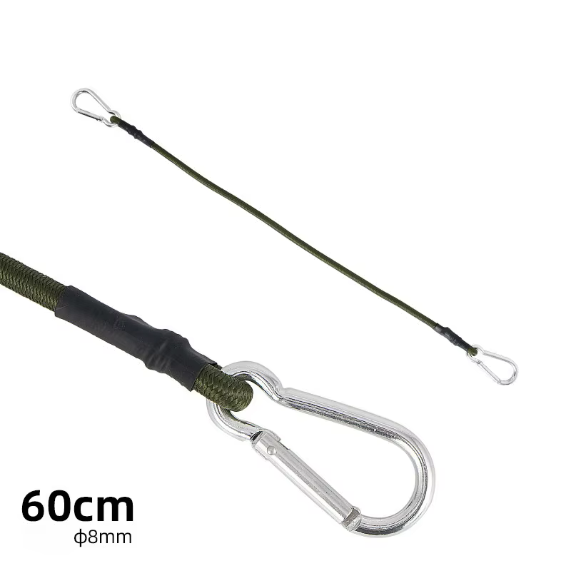Cordon élastique robuste avec mousquetons pour kayak, cyclisme, bagages, cordes de fixation, accesso