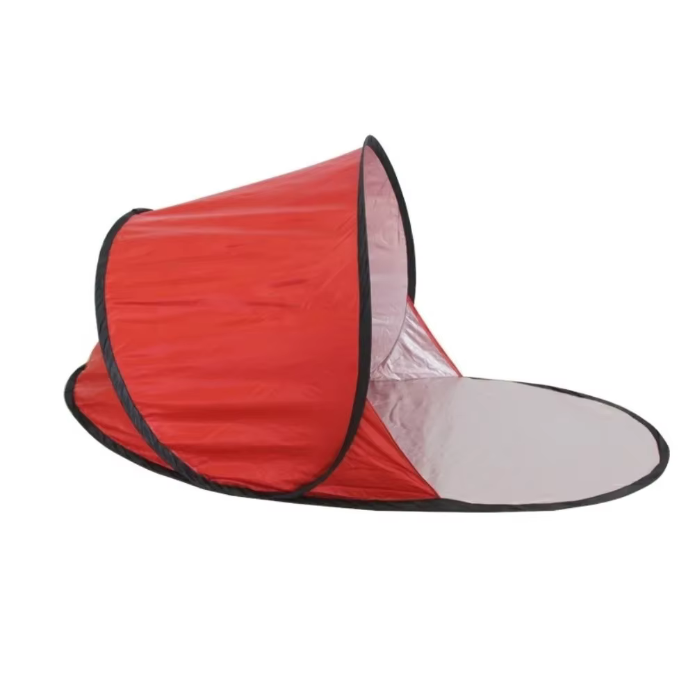 Tente de Camping enduit d'argent, petite tente pliante instantanée, abri solaire automatique, Protec