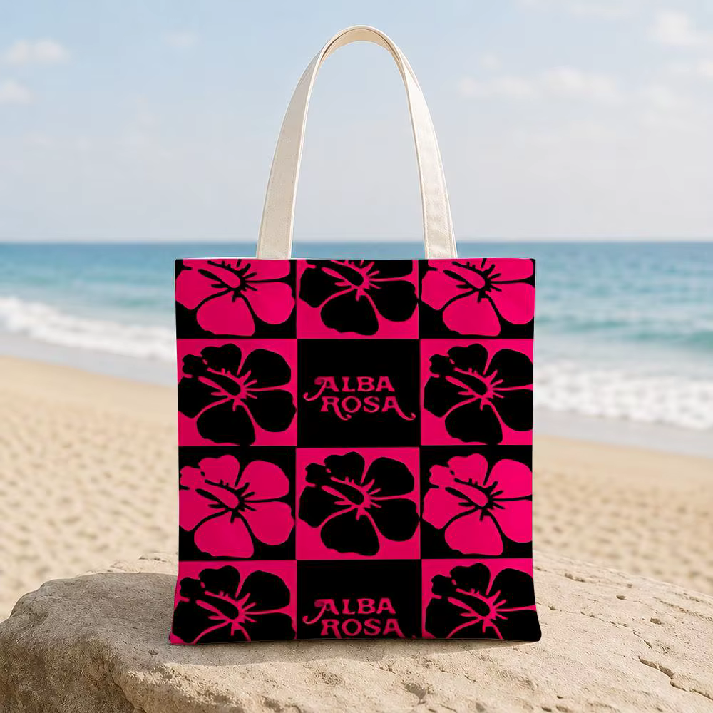 Sacs de rangement A-Alba R-Rosa, sac en toile pour femmes, sac fourre-tout de grande capacité, sac à