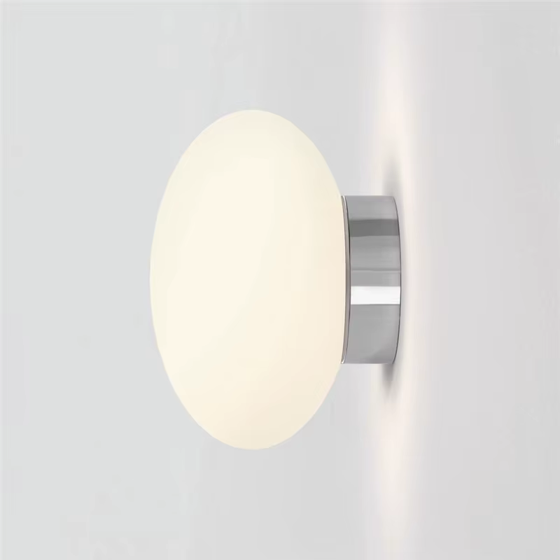 Applique murale blanche moderne en verre, luminaire décoratif d'intérieur, idéal pour une maison, un