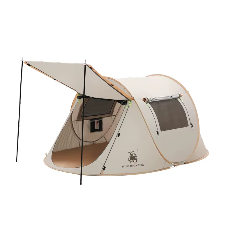 Tente de camping en plein air étanche, une touche, pliable, portable, ultralégère, protection solair