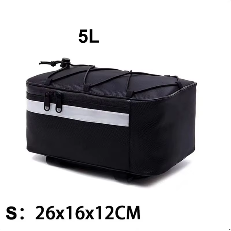 Sac de coffre de vélo Portable, support de vélo, sac arrière 13L/9L/5L, selle de siège arrière, port