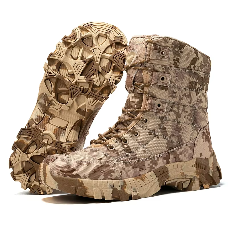 2024 hommes bottes chaussures tactiques haut randonnée Durable anti-dérapant en plein air escalade T