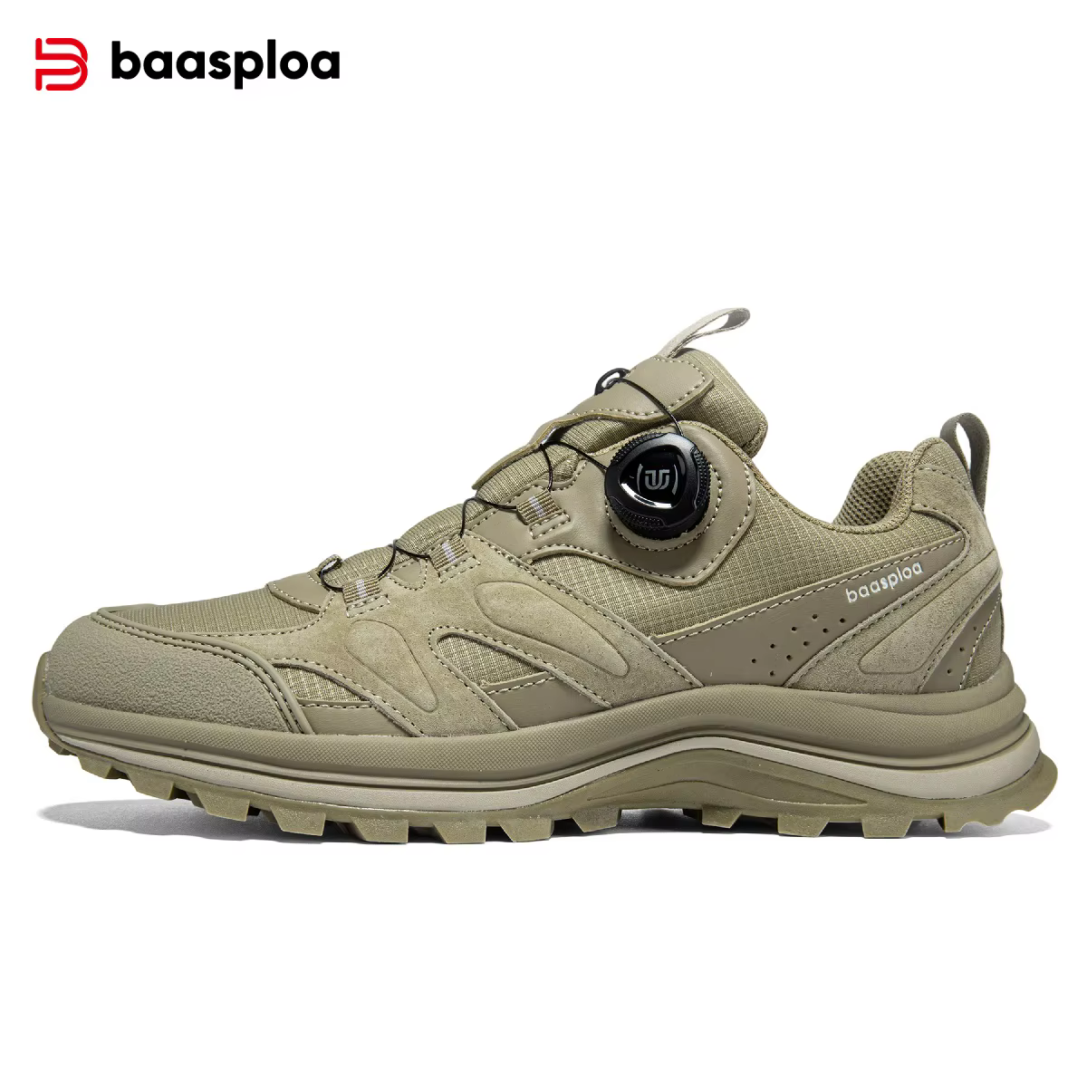 Baasploa – chaussures de randonnée en cuir pour hommes, chaussures d'extérieur légères, à la mode, d