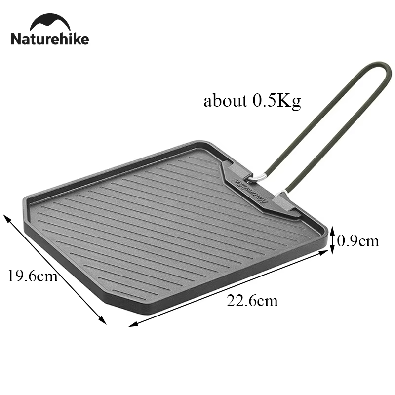Naturehike – poêle de Camping pliante antiadhésive, poêle à frire pour pique-nique, Portable, facile