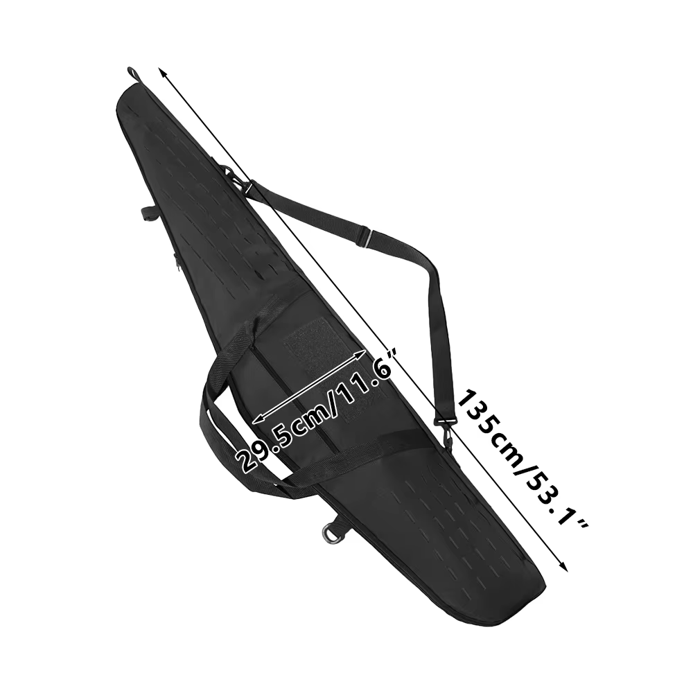 Sac de transport pour fusil de 135 cm, sac à dos pour fusil de sniper, carabine, airsoft, tir, sac d