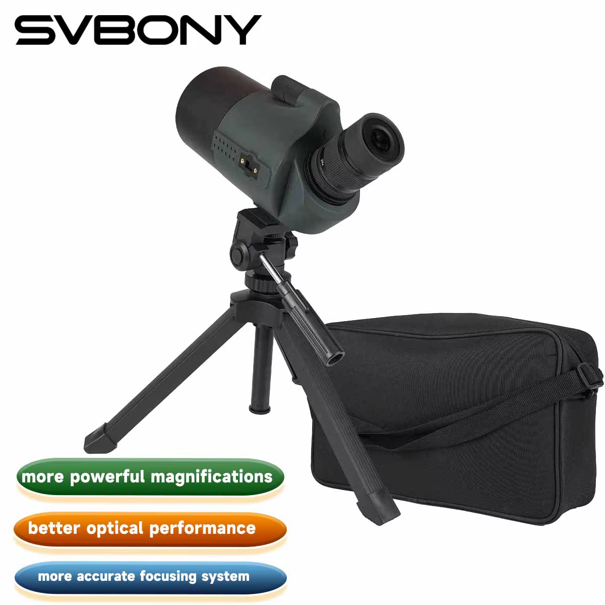 Svbony SV41Pro 28-84x80 Mak longue-vue FMC équipement de Camping étanche pour l'observation des oise