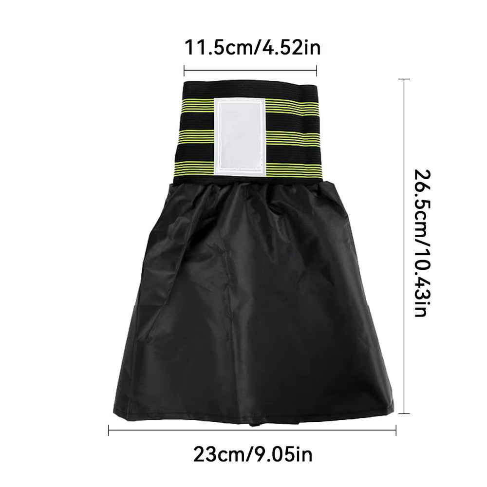 1 paire de guêtres de cheville de course de sentier guêtres de traînée basses imperméables réglables